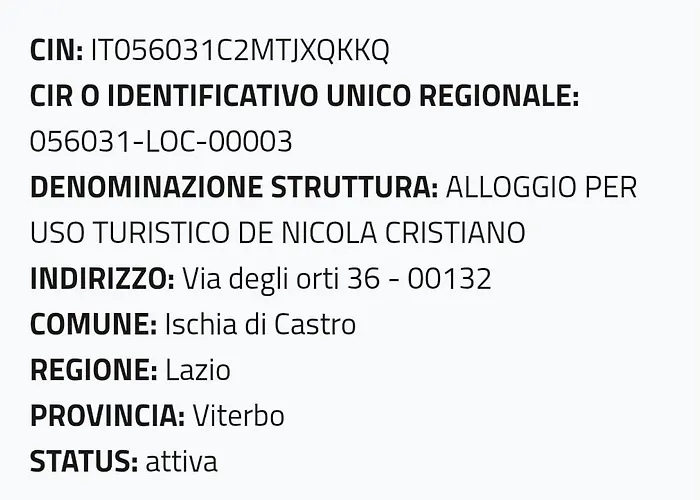 Appartamento Mare, Monti E Terme Ischia di Castro